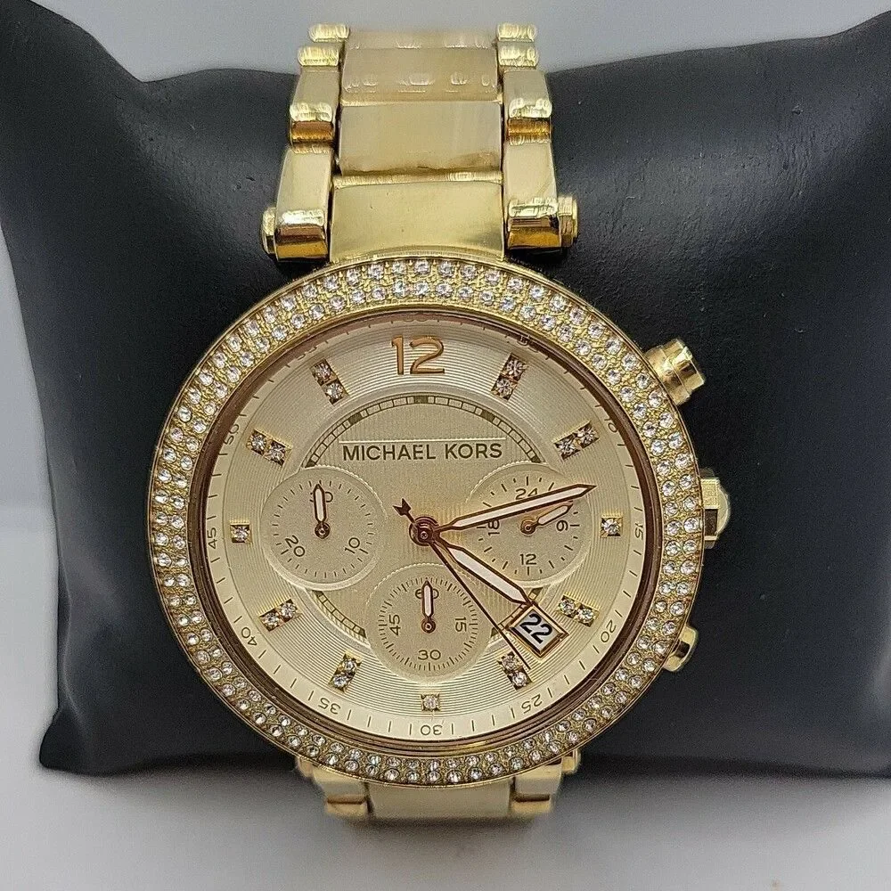 Michael Kors Parker MK5632 Womens Stainless Steel Analog Dial Quartz Watch AM526